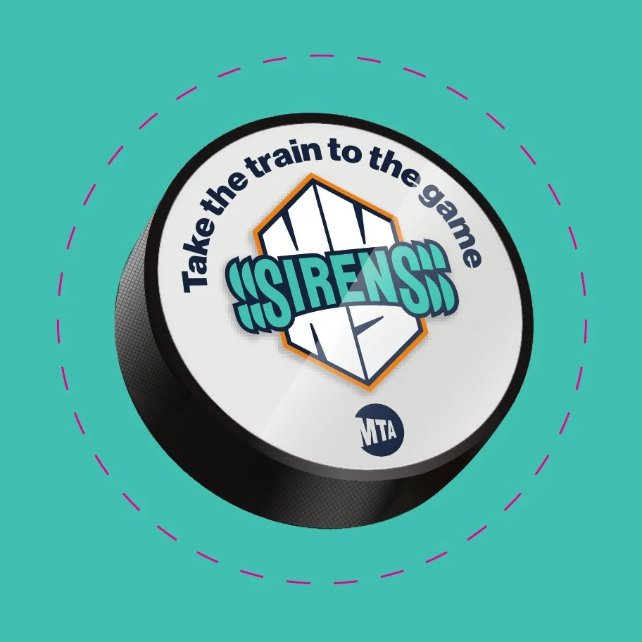 Sirens Hockey Puck —Sticker